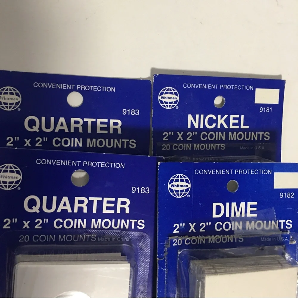 Whitman Coin Mount Protectors 2x2